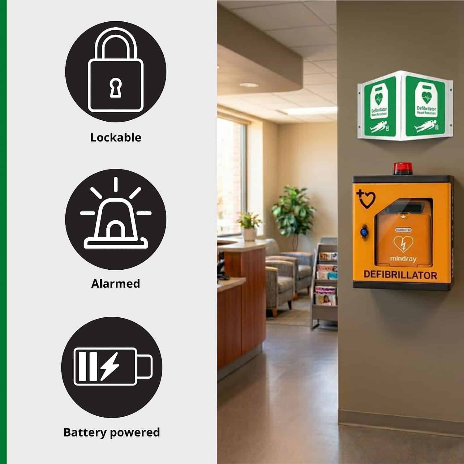 C856 - HypaGuard Indoor AED Cabinet - 3