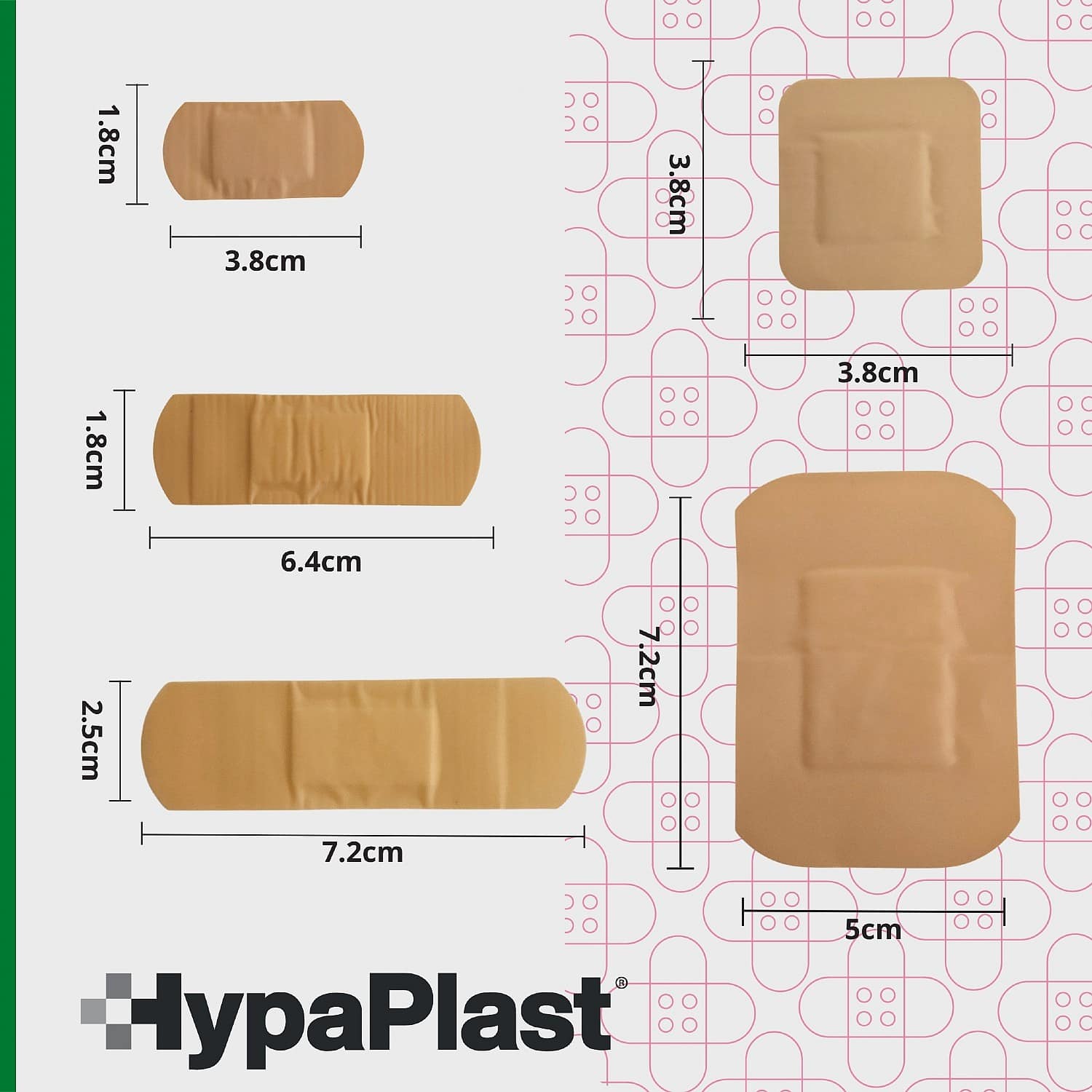 D9010 - HypaPlast Washproof Plasters, Assorted (Pack of 100) - 3