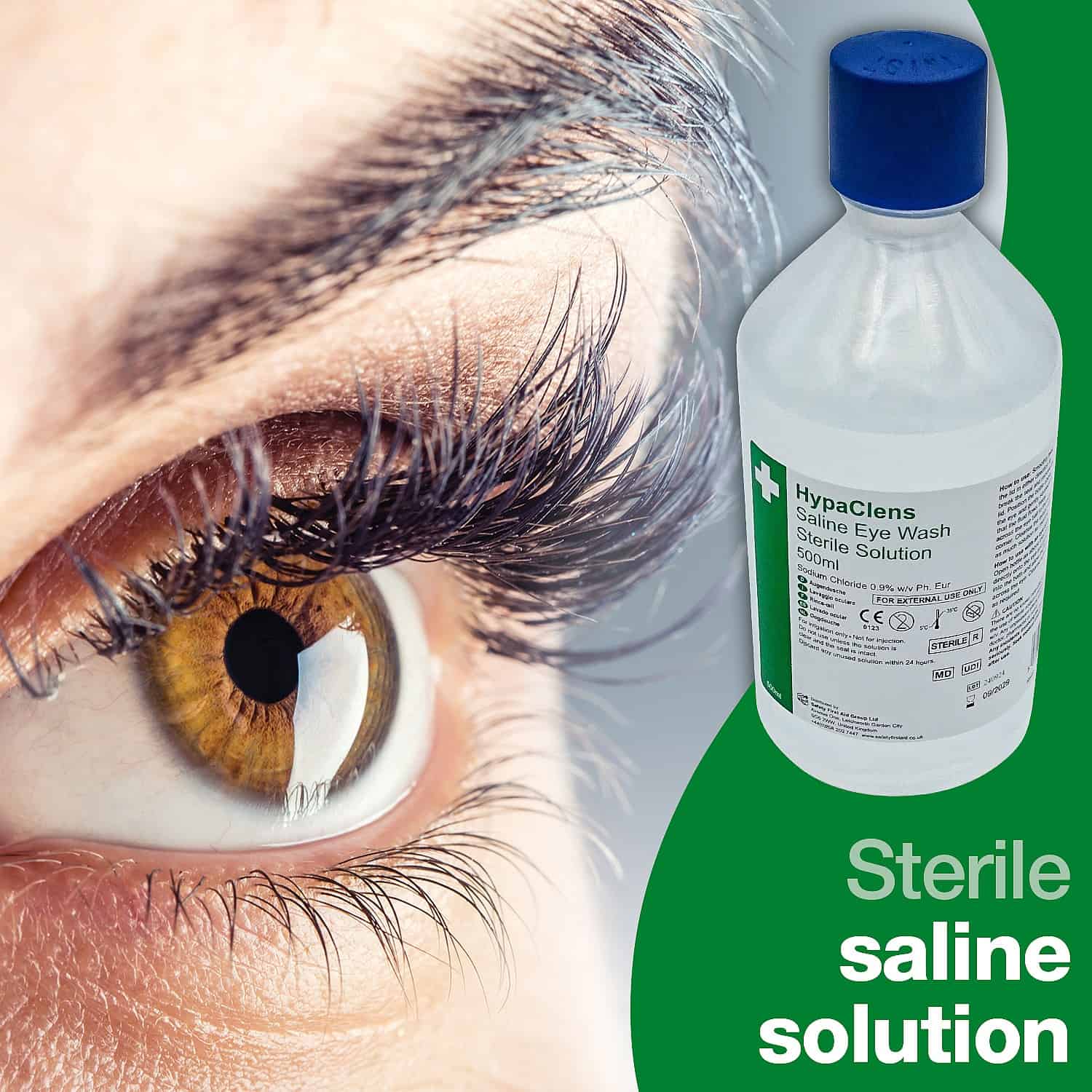 E404 - HypaClens Sterile Eye Wash Bottle, 500ml - 1