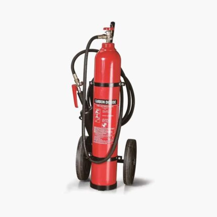 10kg CO2 Wheeled Fire Extinguisher Trolley Unit