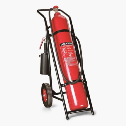 20kg CO2 Wheeled Fire Extinguisher Trolley Unit